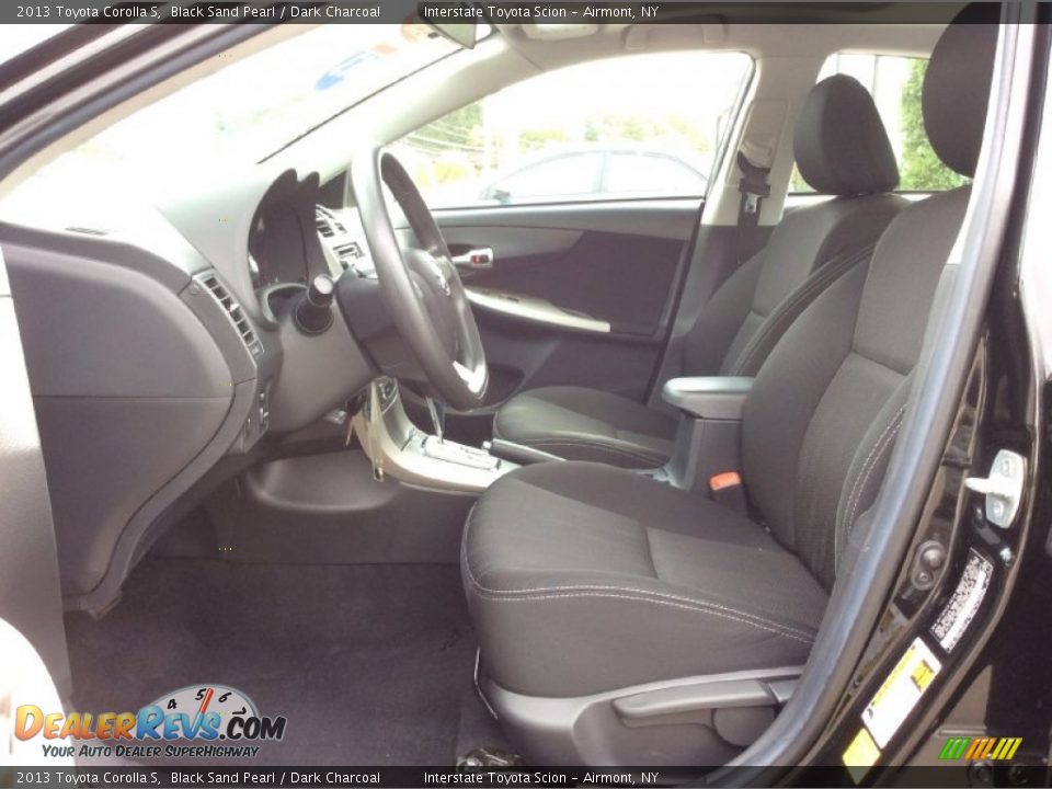 2013 Toyota Corolla S Black Sand Pearl / Dark Charcoal Photo #9