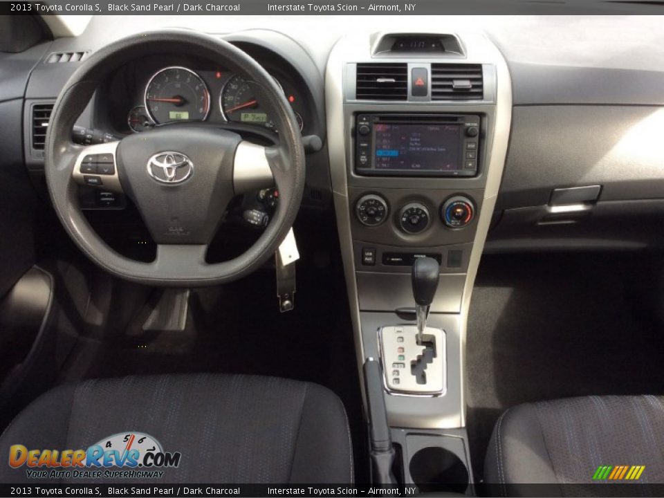 2013 Toyota Corolla S Black Sand Pearl / Dark Charcoal Photo #11