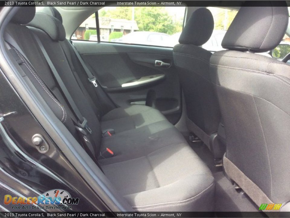 2013 Toyota Corolla S Black Sand Pearl / Dark Charcoal Photo #18