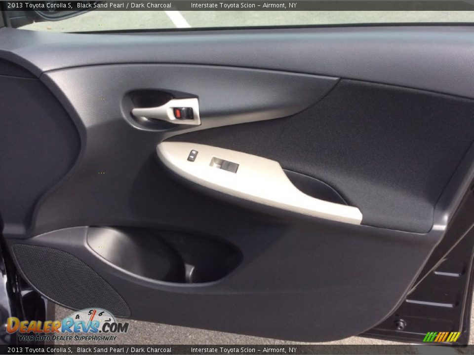 2013 Toyota Corolla S Black Sand Pearl / Dark Charcoal Photo #19