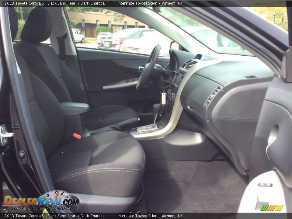 2013 Toyota Corolla S Black Sand Pearl / Dark Charcoal Photo #20