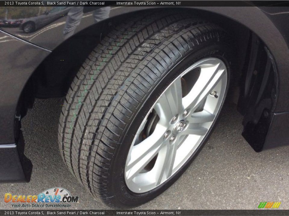 2013 Toyota Corolla S Black Sand Pearl / Dark Charcoal Photo #22