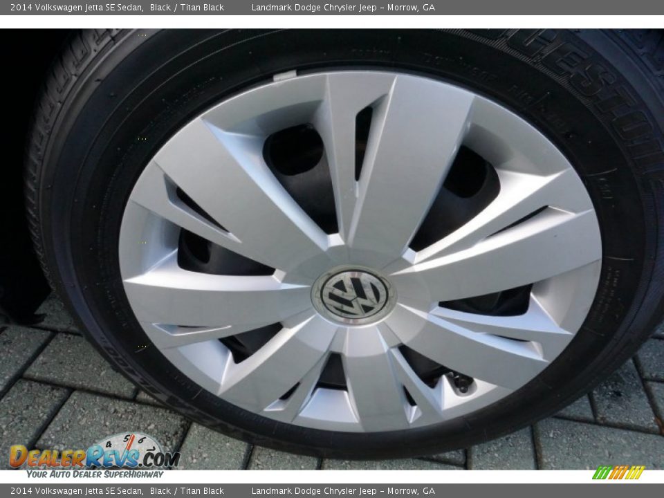 2014 Volkswagen Jetta SE Sedan Black / Titan Black Photo #16