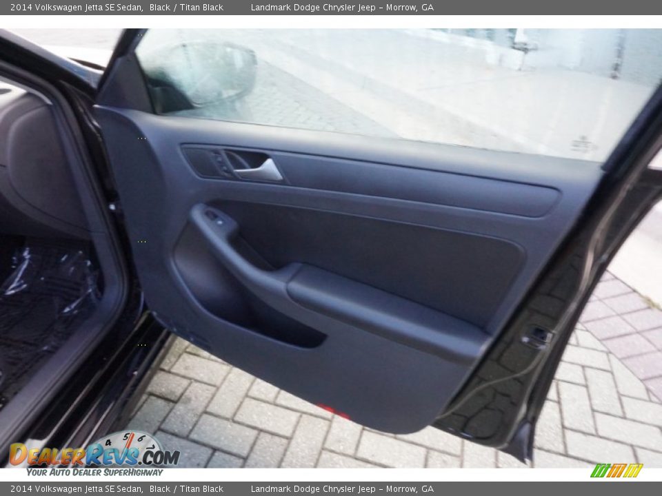 2014 Volkswagen Jetta SE Sedan Black / Titan Black Photo #23