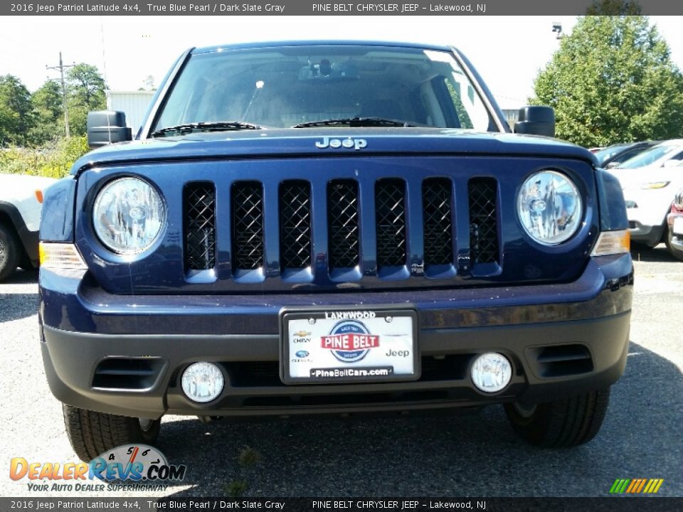 2016 Jeep Patriot Latitude 4x4 True Blue Pearl / Dark Slate Gray Photo #2