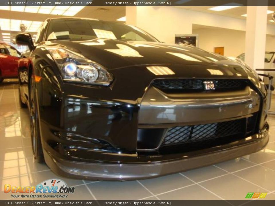 2010 Nissan GT-R Premium Black Obsidian / Black Photo #1