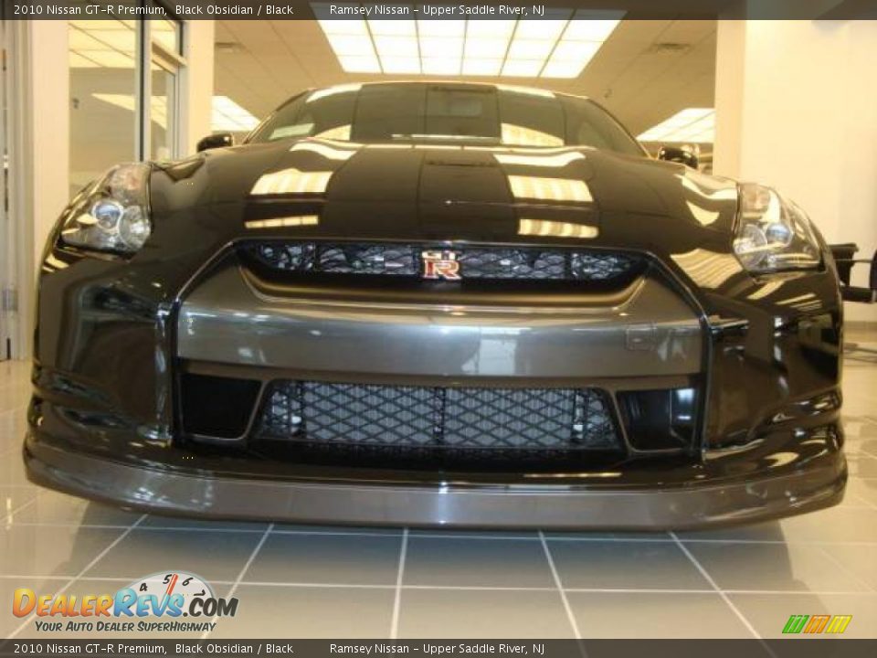 2010 Nissan GT-R Premium Black Obsidian / Black Photo #2
