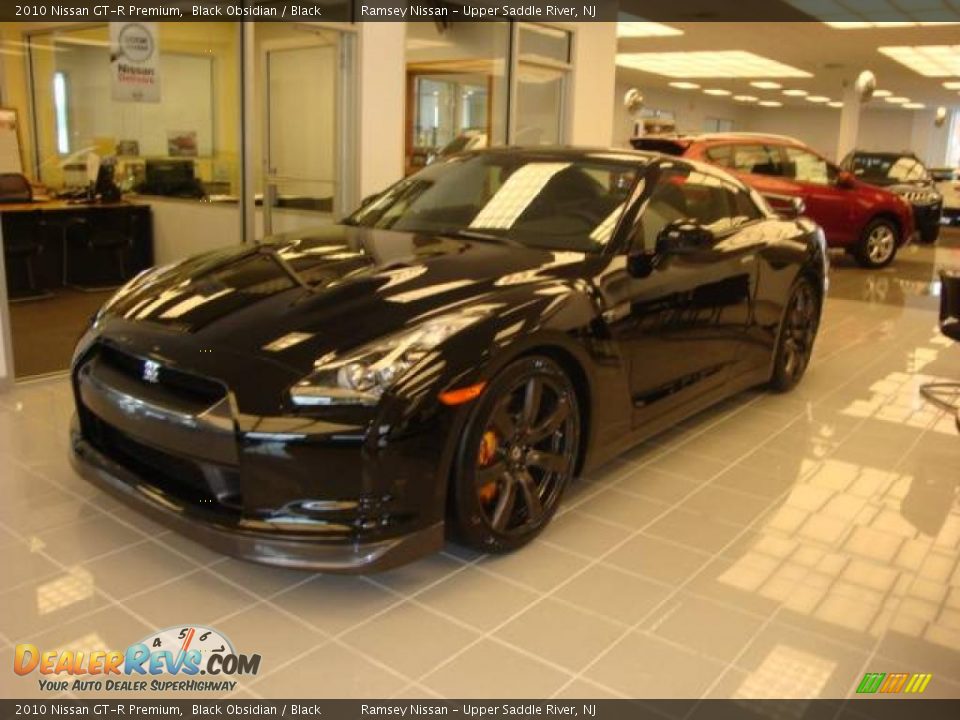 2010 Nissan GT-R Premium Black Obsidian / Black Photo #4
