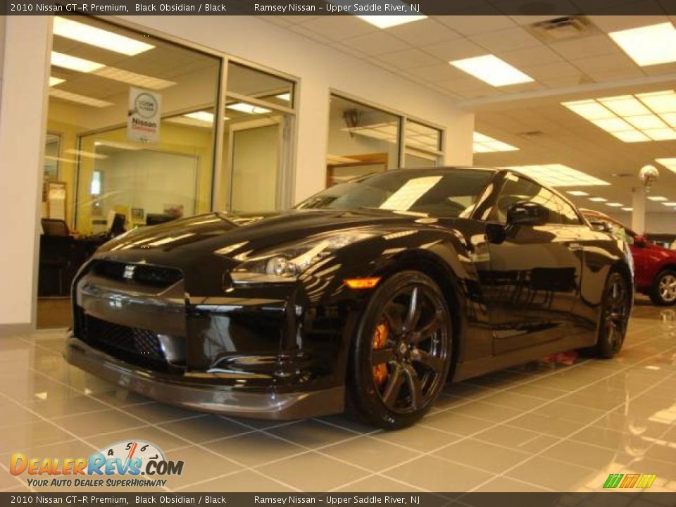 2010 Nissan GT-R Premium Black Obsidian / Black Photo #5