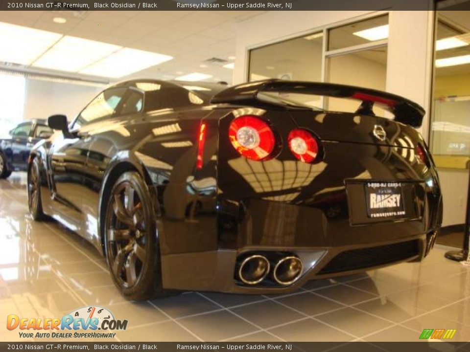 2010 Nissan GT-R Premium Black Obsidian / Black Photo #6