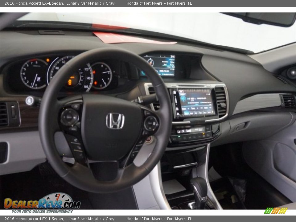 Dashboard of 2016 Honda Accord EX-L Sedan Photo #12