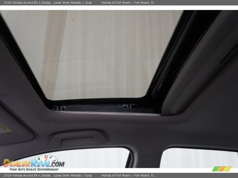 2016 Honda Accord EX-L Sedan Lunar Silver Metallic / Gray Photo #15