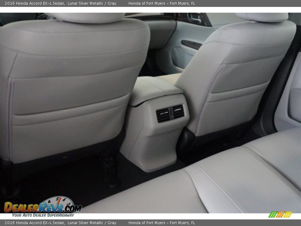 2016 Honda Accord EX-L Sedan Lunar Silver Metallic / Gray Photo #18