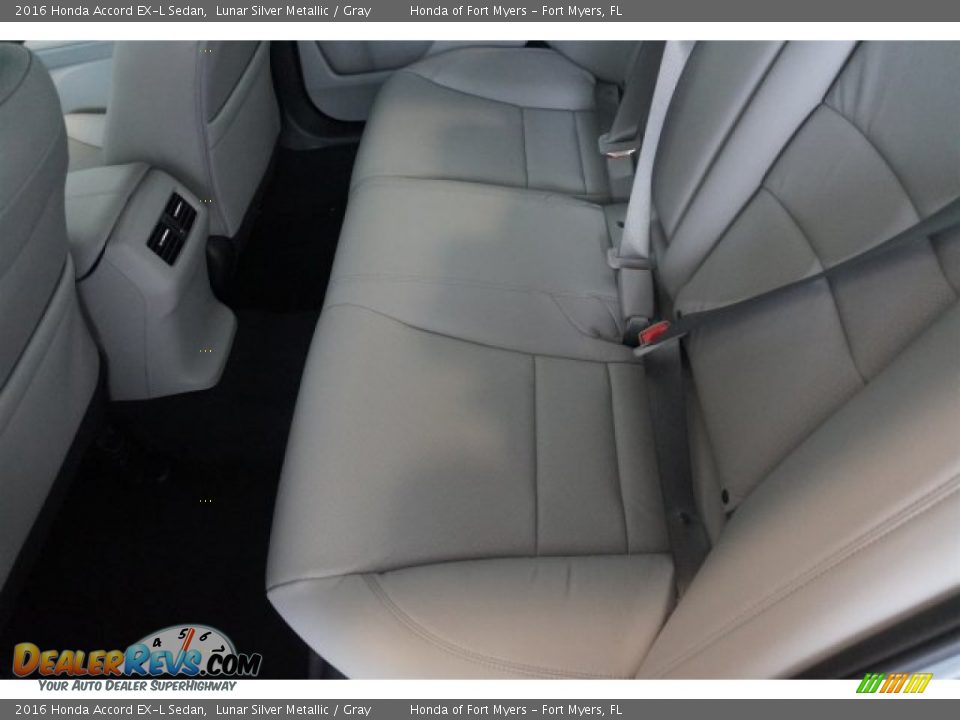 2016 Honda Accord EX-L Sedan Lunar Silver Metallic / Gray Photo #19