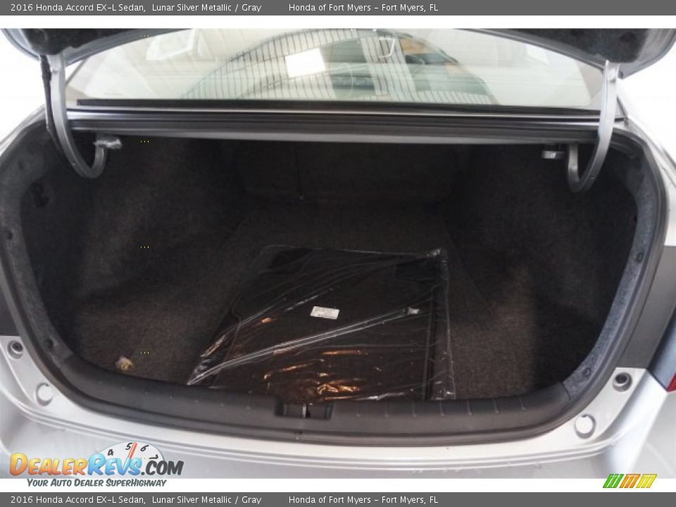 2016 Honda Accord EX-L Sedan Lunar Silver Metallic / Gray Photo #20