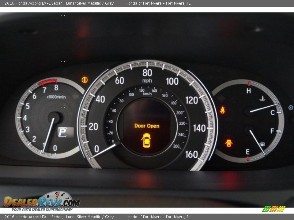 2016 Honda Accord EX-L Sedan Gauges Photo #25