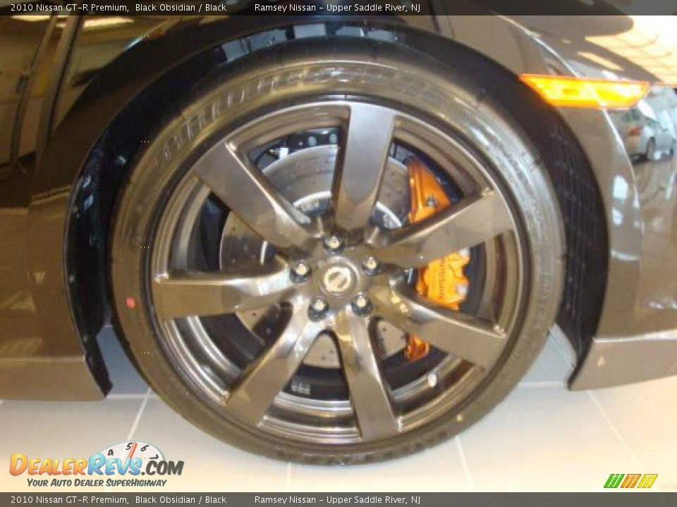 2010 Nissan GT-R Premium Black Obsidian / Black Photo #16