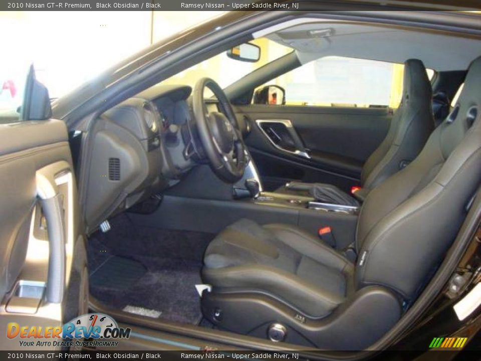 2010 Nissan GT-R Premium Black Obsidian / Black Photo #20