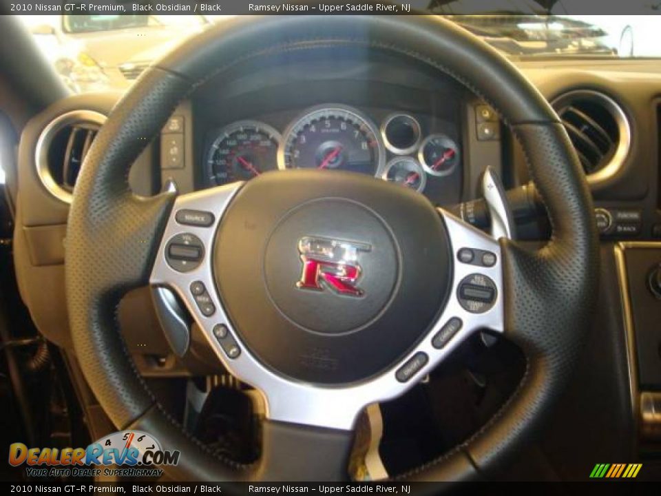 2010 Nissan GT-R Premium Black Obsidian / Black Photo #22
