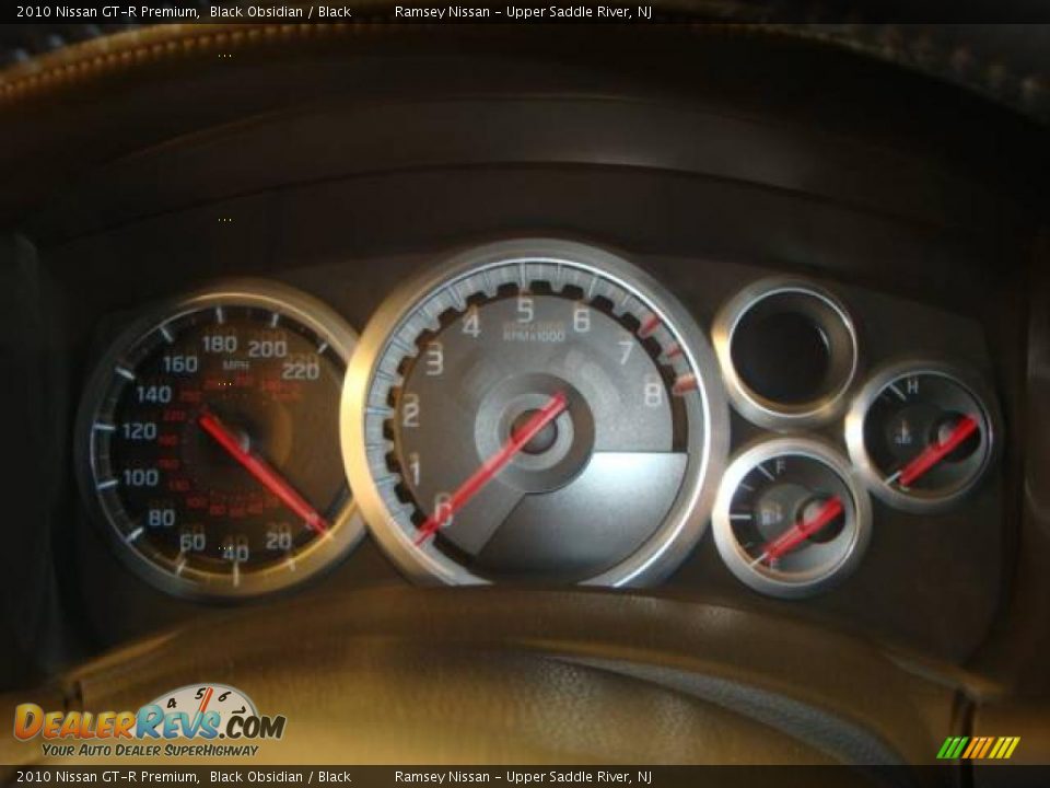 2010 Nissan GT-R Premium Black Obsidian / Black Photo #26