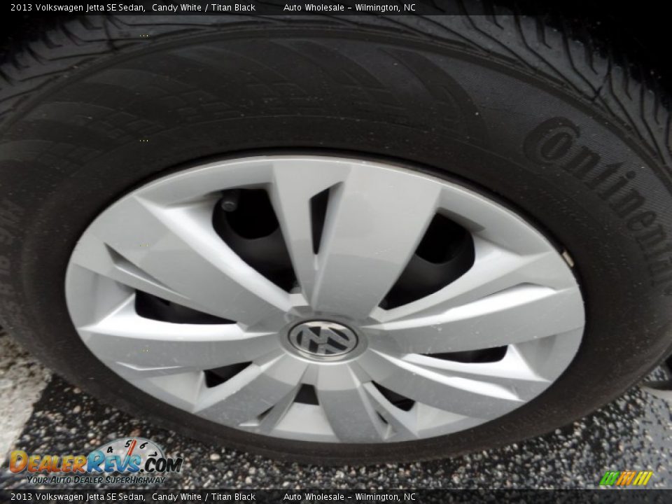 2013 Volkswagen Jetta SE Sedan Candy White / Titan Black Photo #7