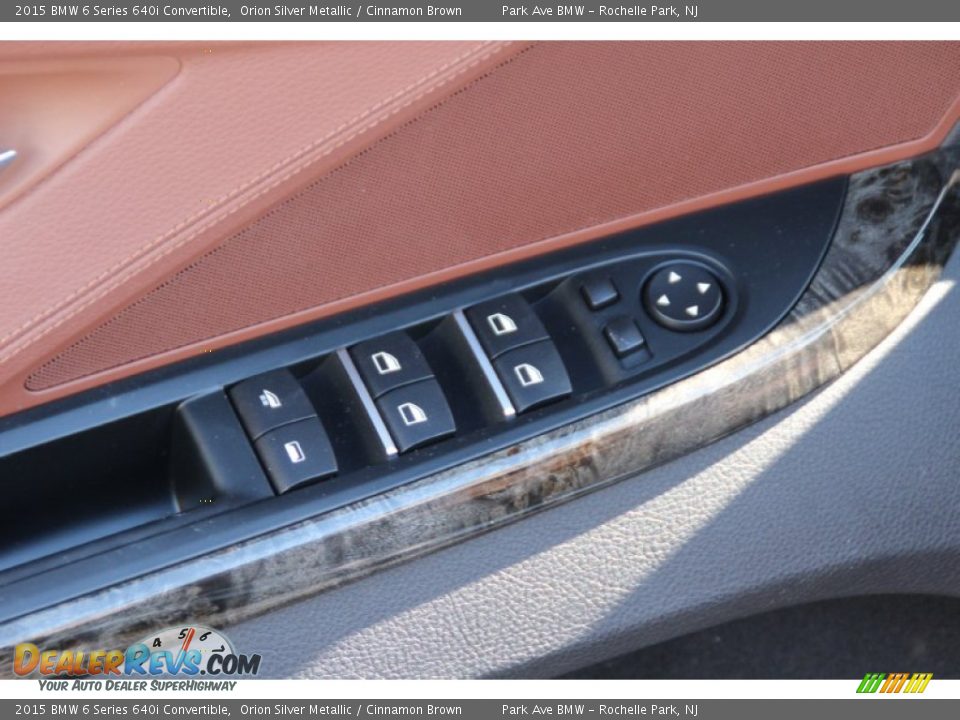 2015 BMW 6 Series 640i Convertible Orion Silver Metallic / Cinnamon Brown Photo #8