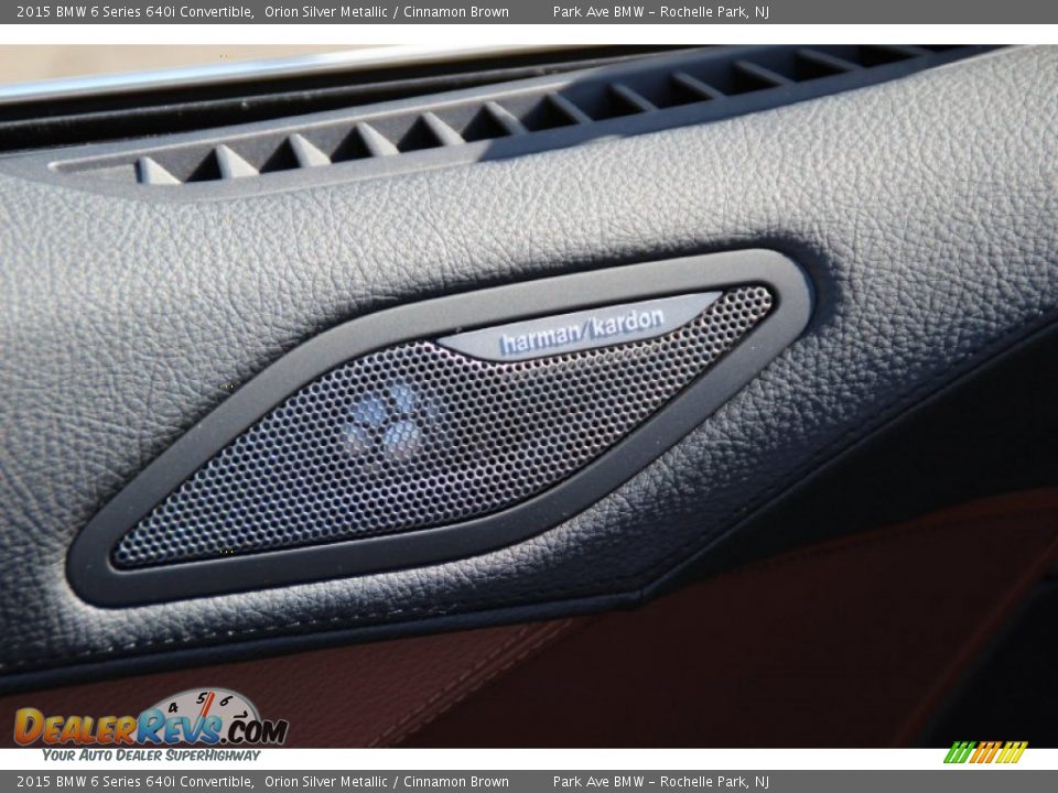2015 BMW 6 Series 640i Convertible Orion Silver Metallic / Cinnamon Brown Photo #9