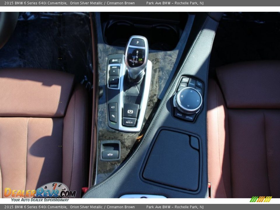 2015 BMW 6 Series 640i Convertible Orion Silver Metallic / Cinnamon Brown Photo #16