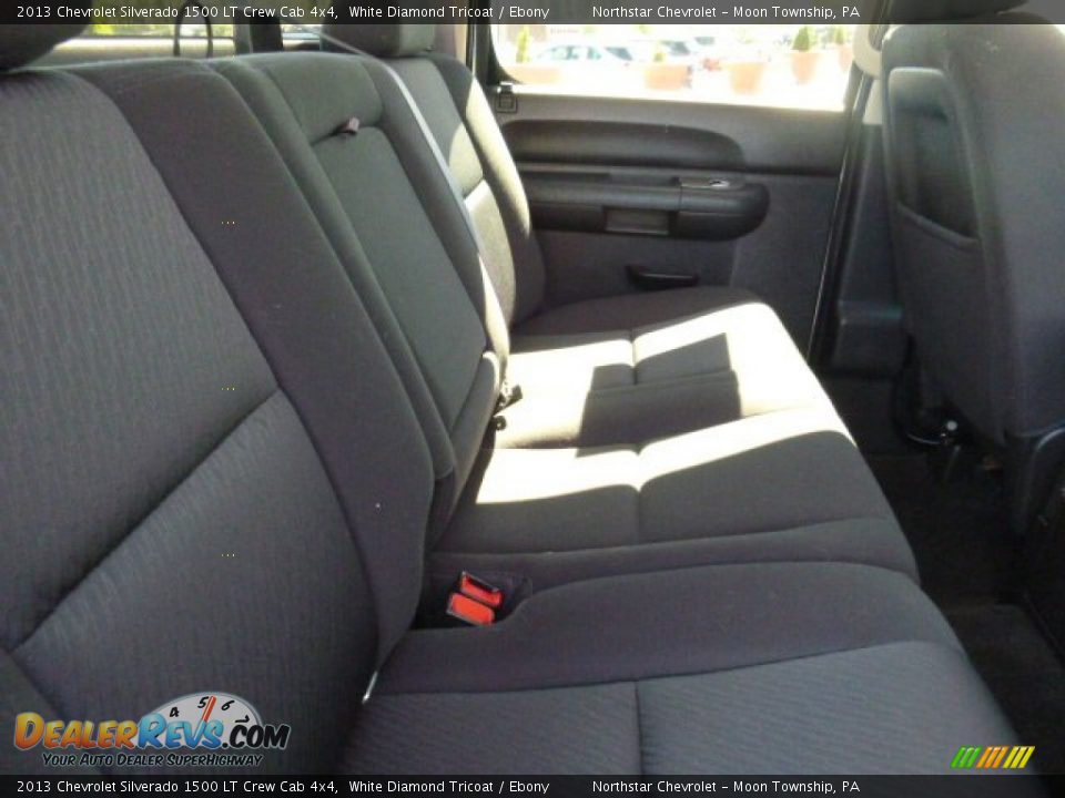 2013 Chevrolet Silverado 1500 LT Crew Cab 4x4 White Diamond Tricoat / Ebony Photo #12