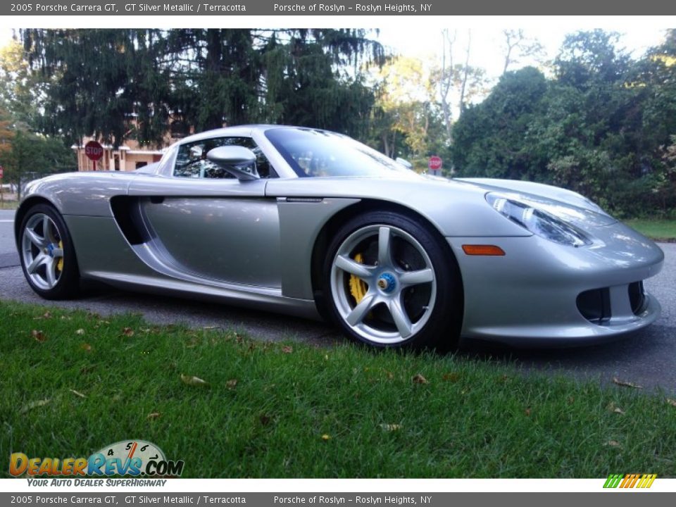 2005 Porsche Carrera GT GT Silver Metallic / Terracotta Photo #8