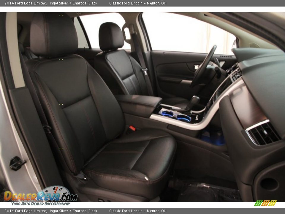 2014 Ford Edge Limited Ingot Silver / Charcoal Black Photo #13