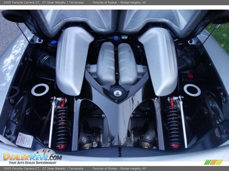 2005 Porsche Carrera GT  5.7 Liter DOHC 40-Valve Variocam V10 Engine Photo #27