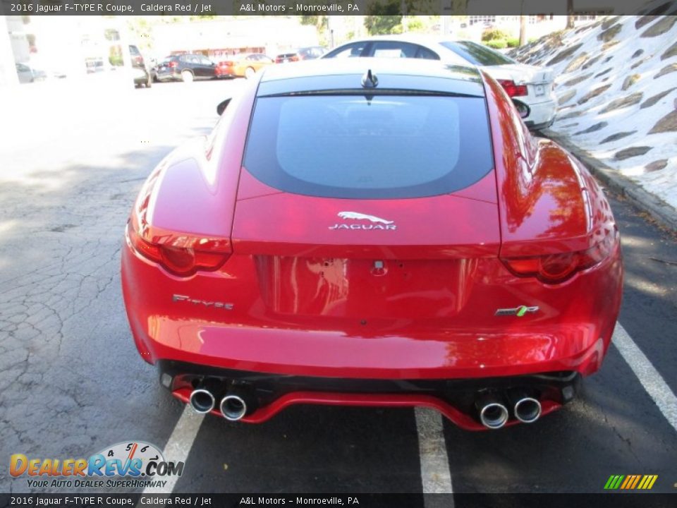 2016 Jaguar F-TYPE R Coupe Caldera Red / Jet Photo #5