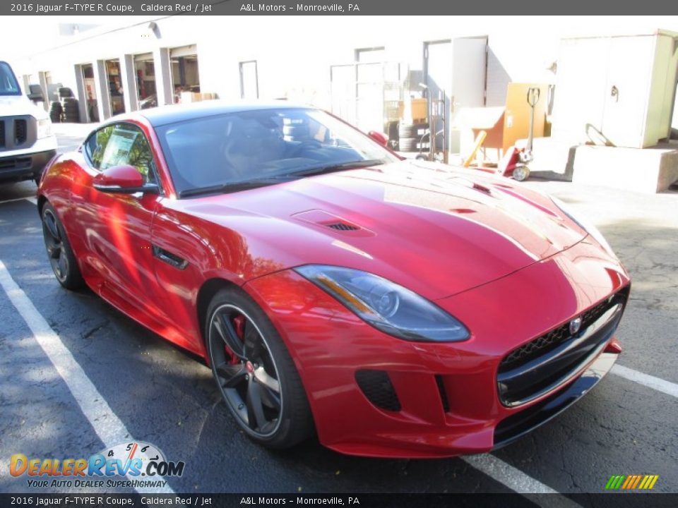 Front 3/4 View of 2016 Jaguar F-TYPE R Coupe Photo #8