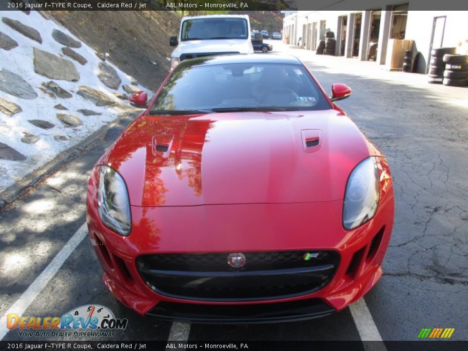 Caldera Red 2016 Jaguar F-TYPE R Coupe Photo #9
