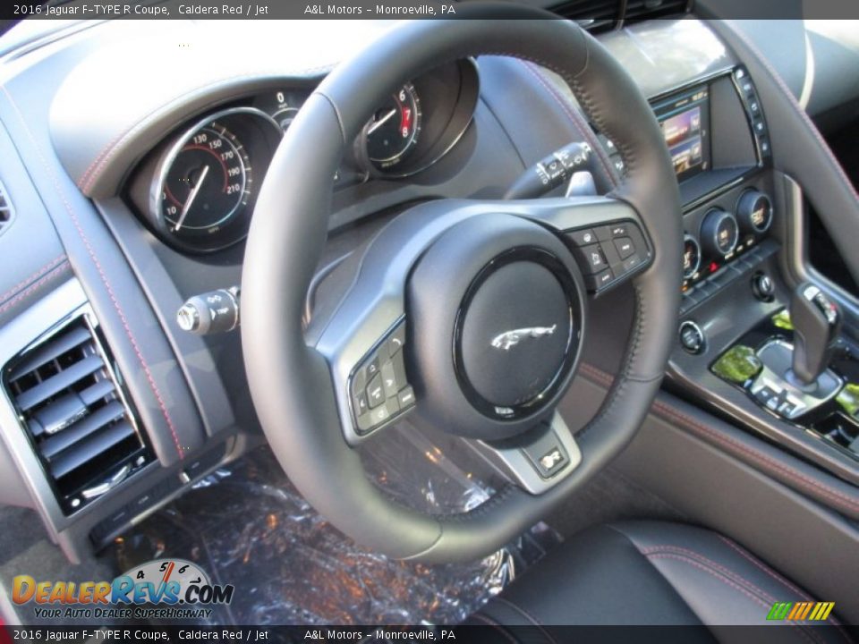 2016 Jaguar F-TYPE R Coupe Steering Wheel Photo #14