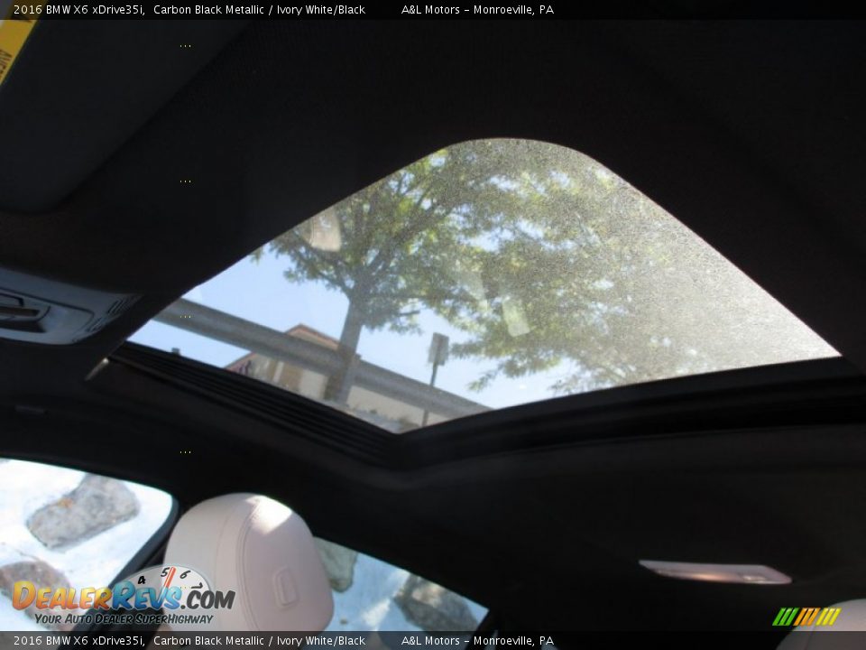 Sunroof of 2016 BMW X6 xDrive35i Photo #11