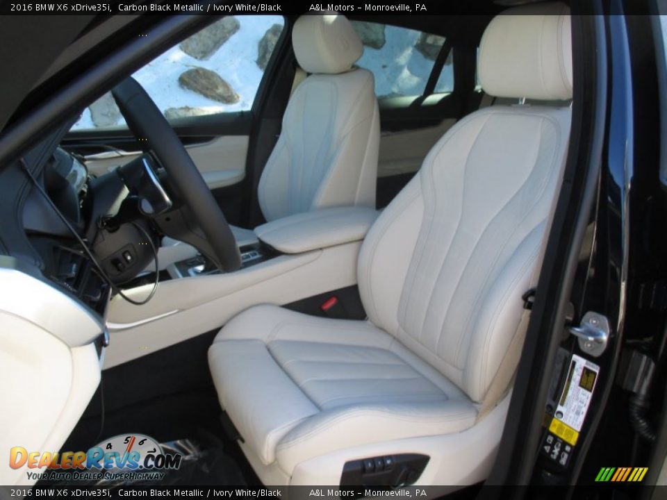 Front Seat of 2016 BMW X6 xDrive35i Photo #12