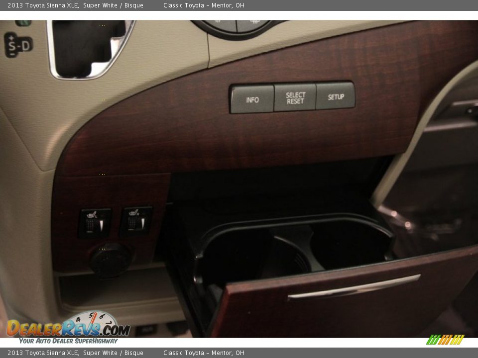 2013 Toyota Sienna XLE Super White / Bisque Photo #12
