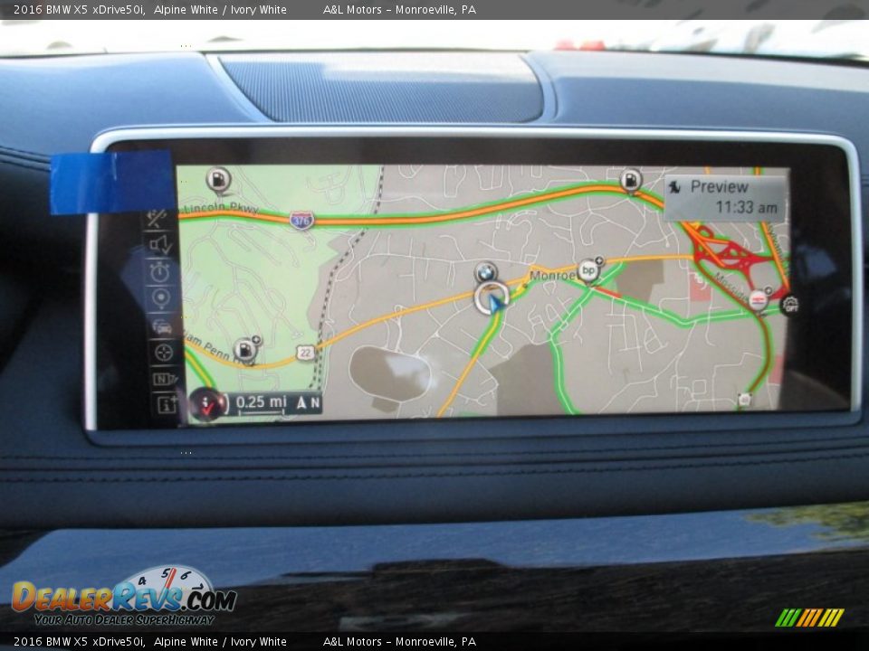 Navigation of 2016 BMW X5 xDrive50i Photo #16