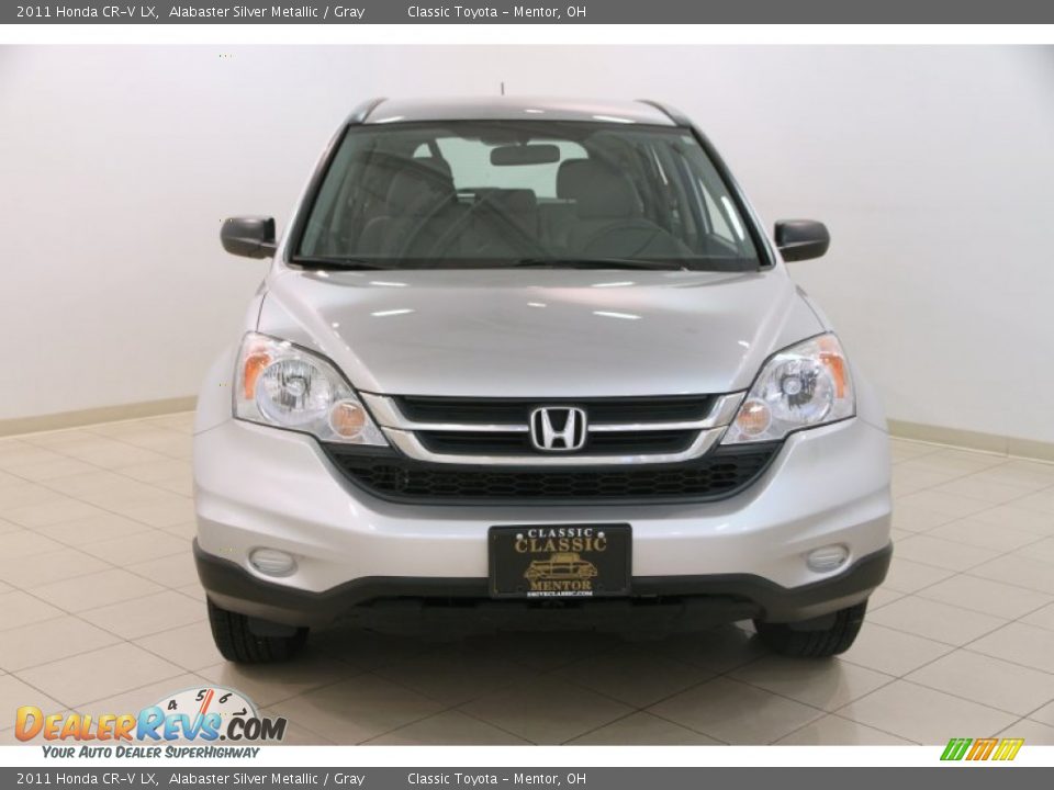 2011 Honda CR-V LX Alabaster Silver Metallic / Gray Photo #2