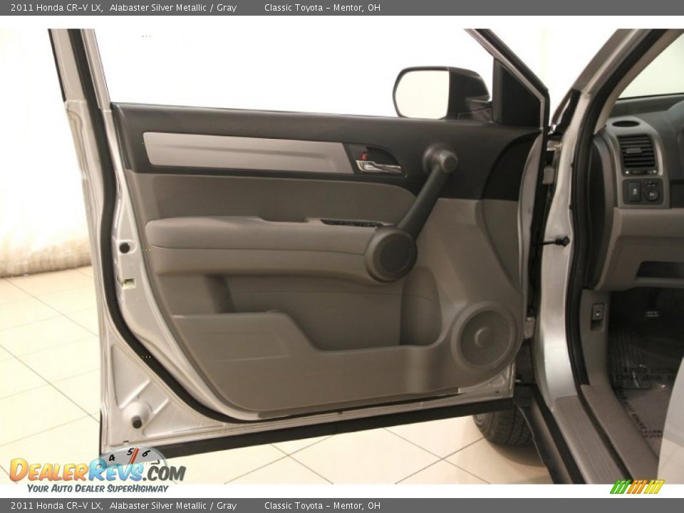 2011 Honda CR-V LX Alabaster Silver Metallic / Gray Photo #4