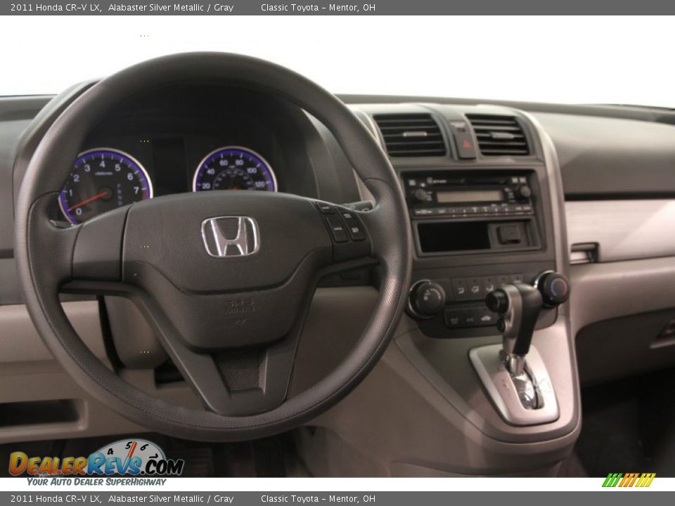 2011 Honda CR-V LX Alabaster Silver Metallic / Gray Photo #6
