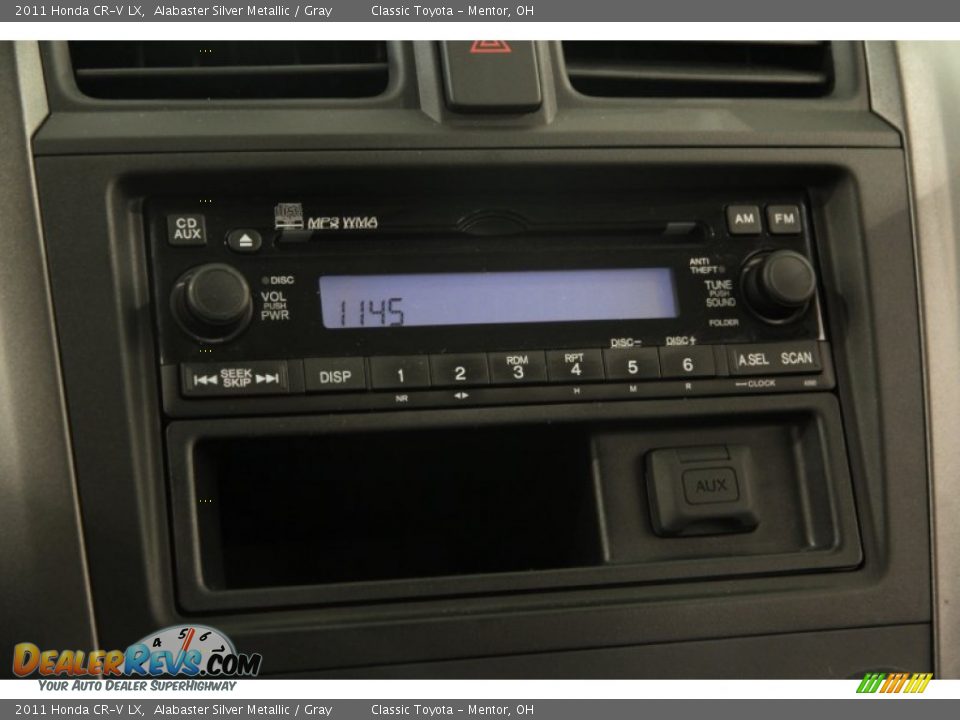 2011 Honda CR-V LX Alabaster Silver Metallic / Gray Photo #10