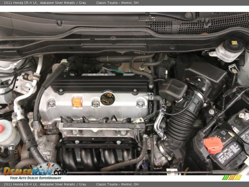 2011 Honda CR-V LX Alabaster Silver Metallic / Gray Photo #16