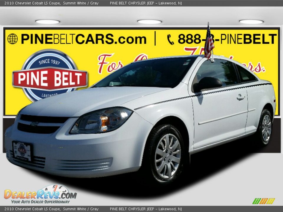 2010 Chevrolet Cobalt LS Coupe Summit White / Gray Photo #1