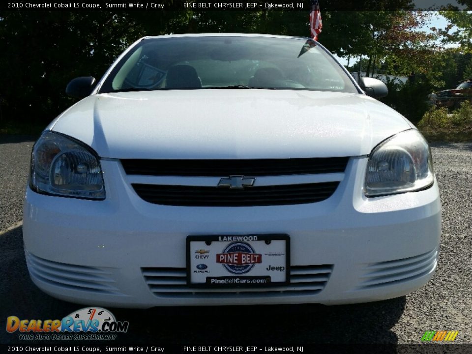 2010 Chevrolet Cobalt LS Coupe Summit White / Gray Photo #2