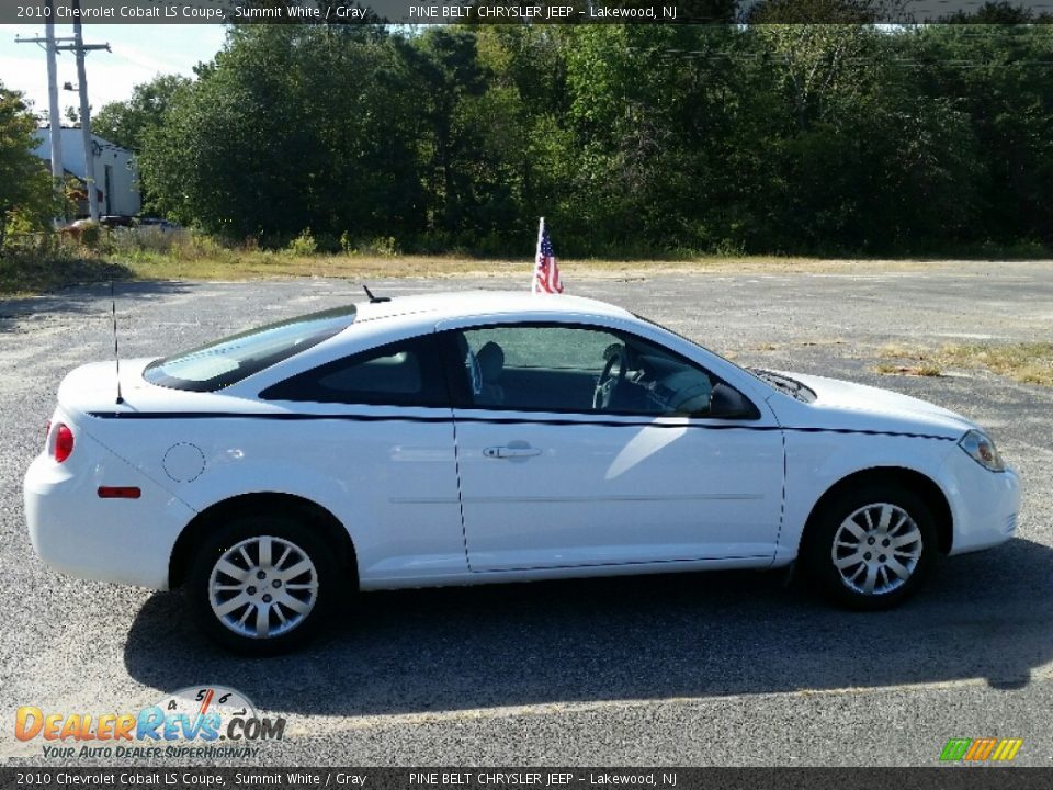 2010 Chevrolet Cobalt LS Coupe Summit White / Gray Photo #5