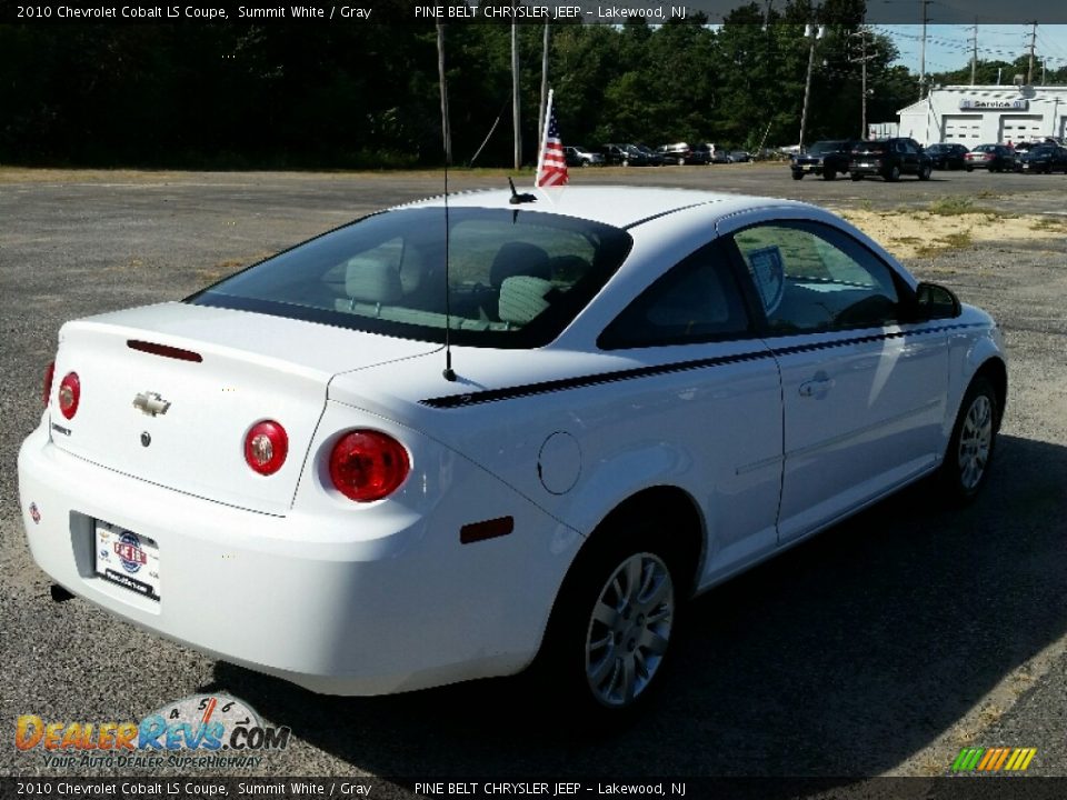 2010 Chevrolet Cobalt LS Coupe Summit White / Gray Photo #7