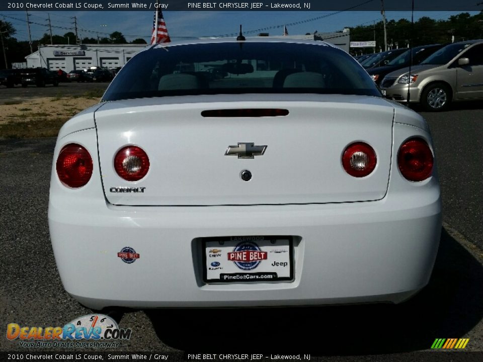 2010 Chevrolet Cobalt LS Coupe Summit White / Gray Photo #8